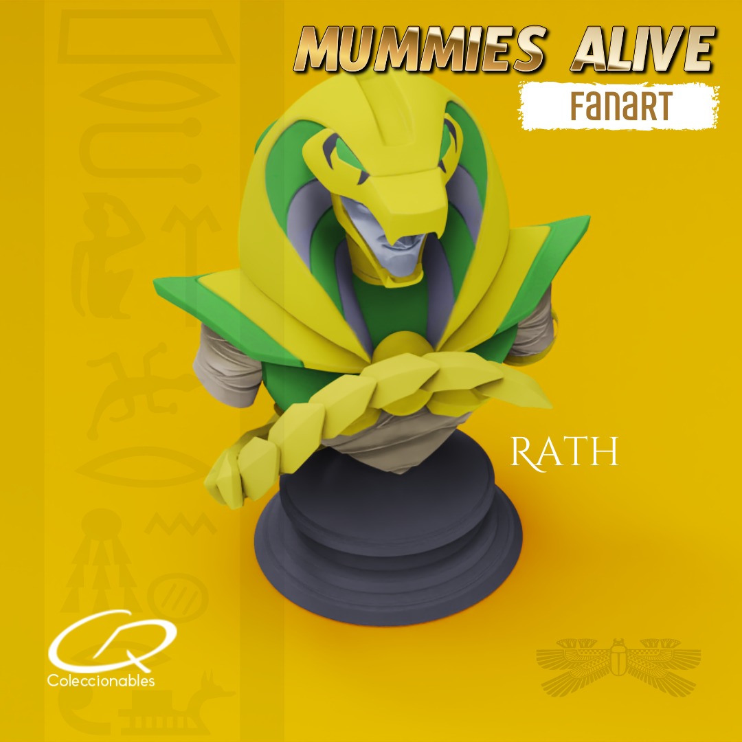 Mummies Alive Collection - Rath 3D print model_3