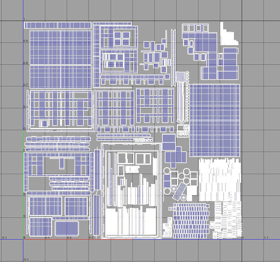 buiding brick building Low-poly 3D model_13