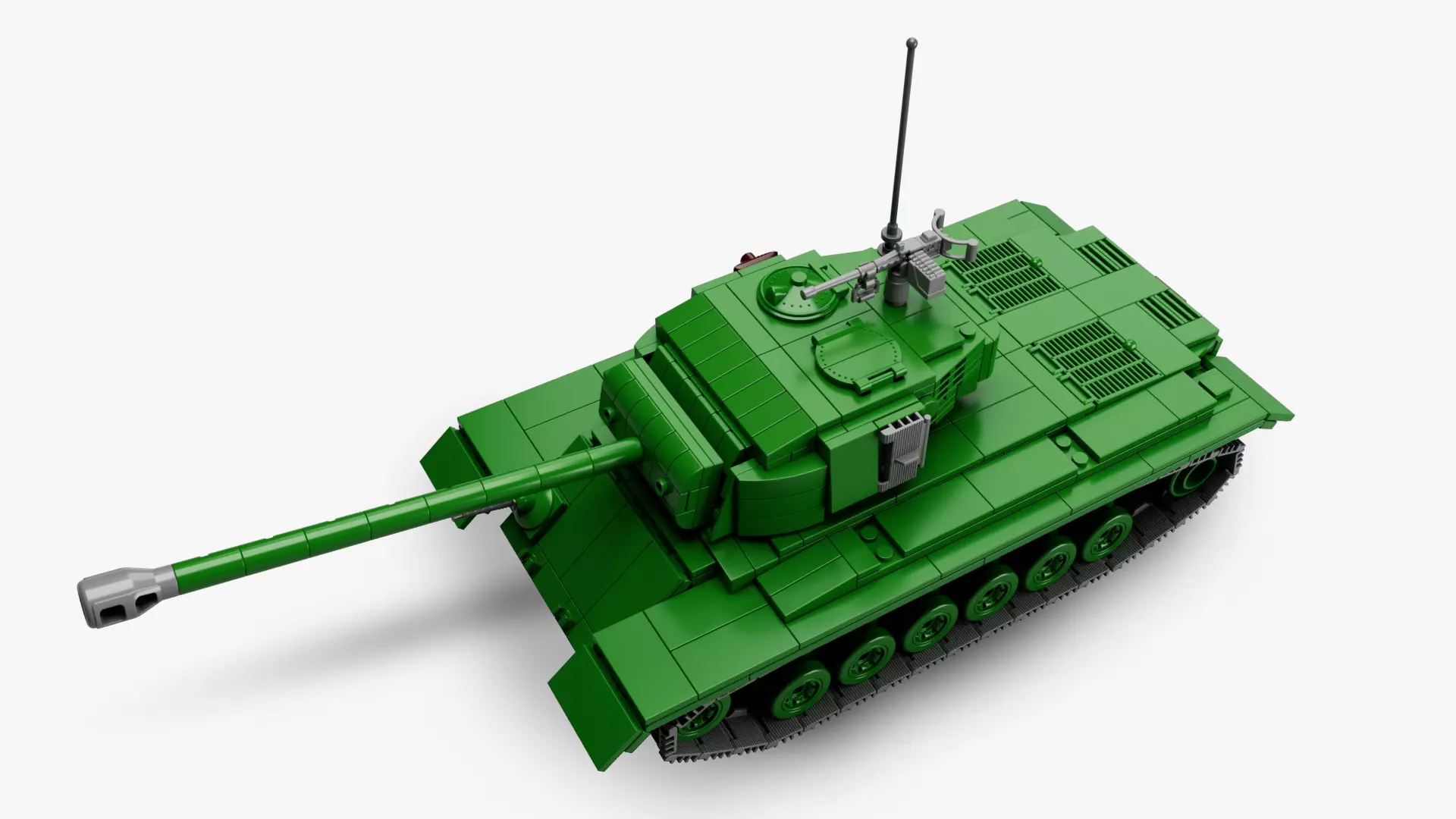LEGO M26 TANK 3D model