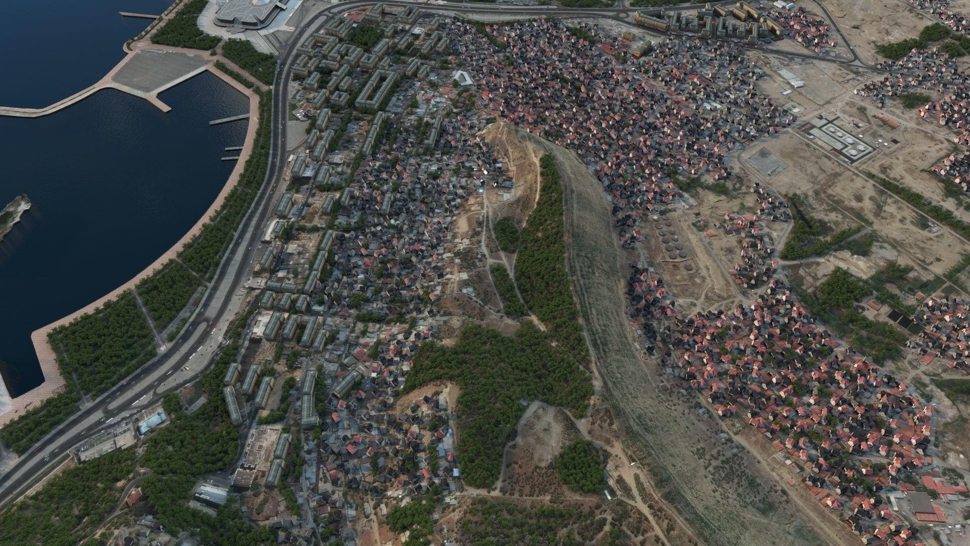 Baku 3d map 3D model_1