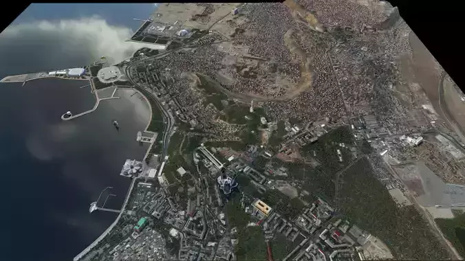 Baku 3d map