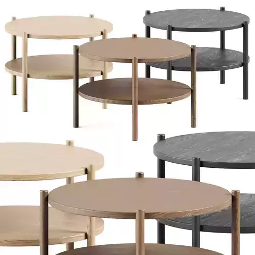 Acorn Coffee Table Round by Hubsch Interior