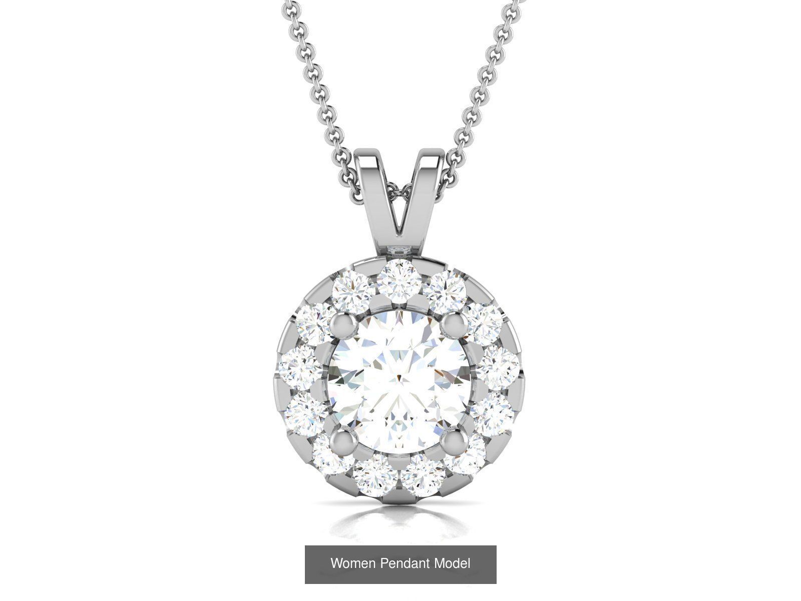 12 solitaire pendant  3D Model Collection_2