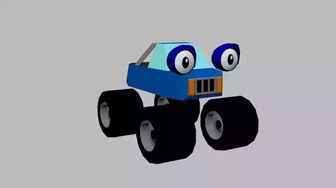 Stunt Race FX 4WD Low-poly 3D model