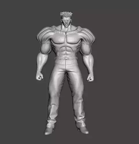 Younger Toguro 80 percent 3D Model