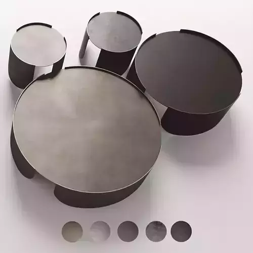 CANTORI ATENAE COFFEE TABLE Low-poly 3D model