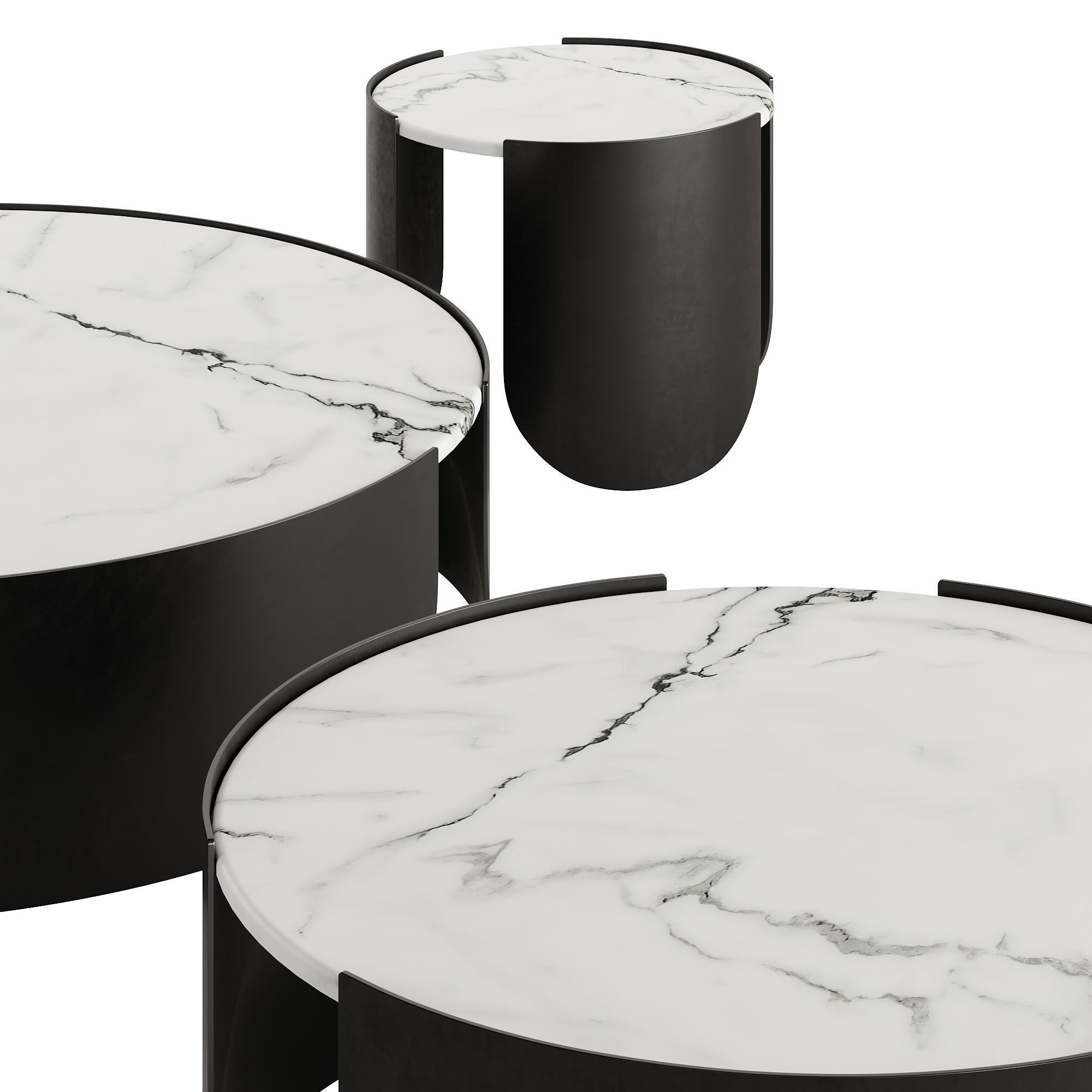 CANTORI ATENAE COFFEE TABLE Low-poly 3D model_3