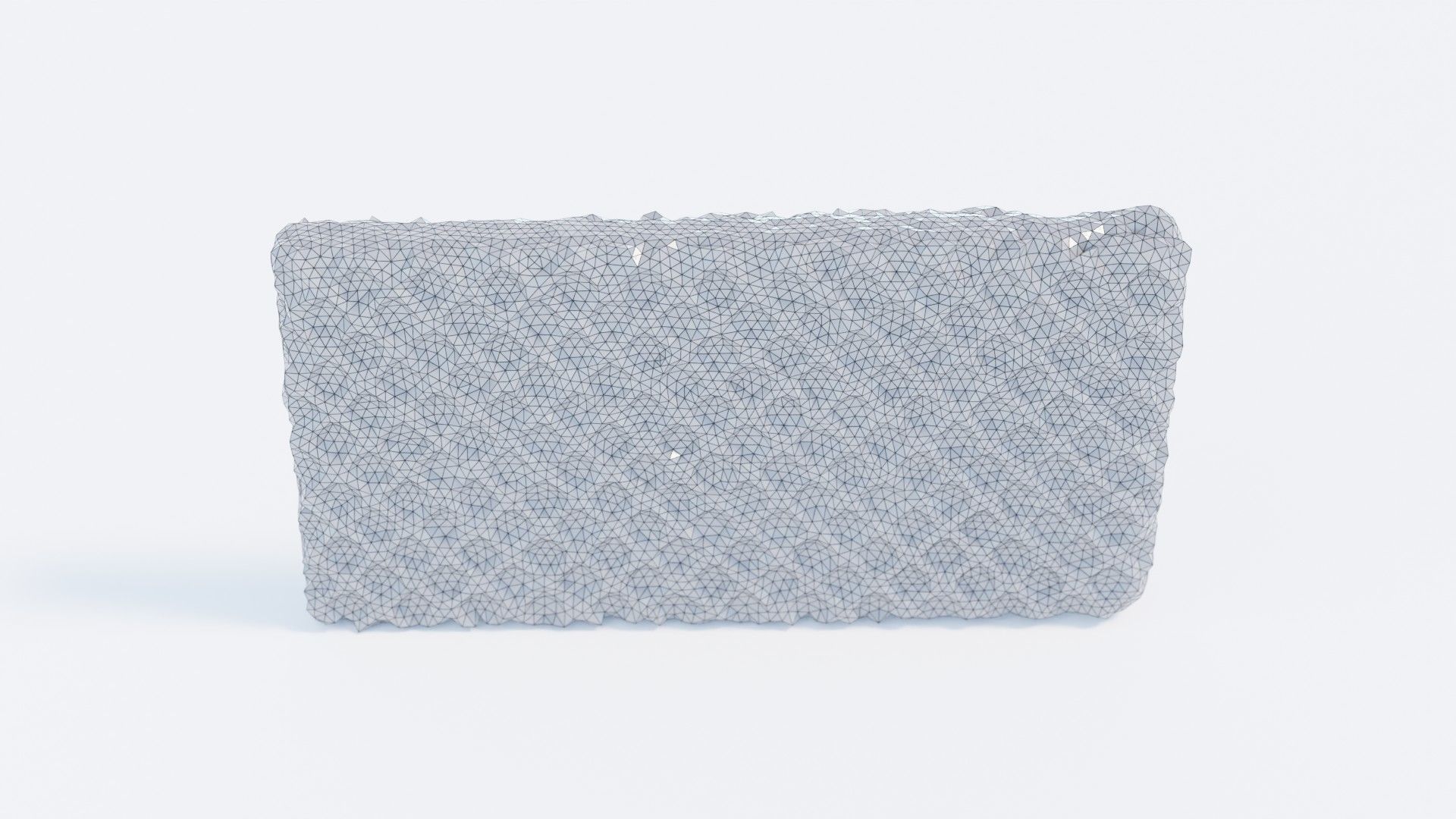 Filled Waffle Low-poly 3D model_3