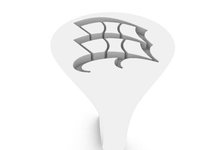 w classic alphabet ring stl verified 3D print model_3