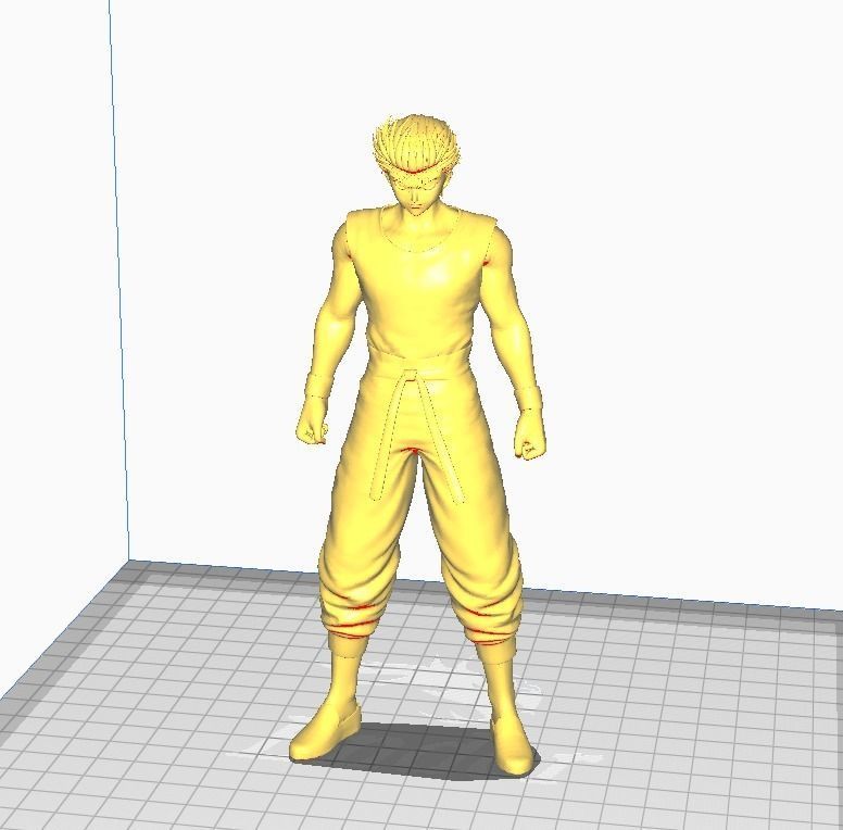 Yusuke Urameshi 3D Model 3D print model_2