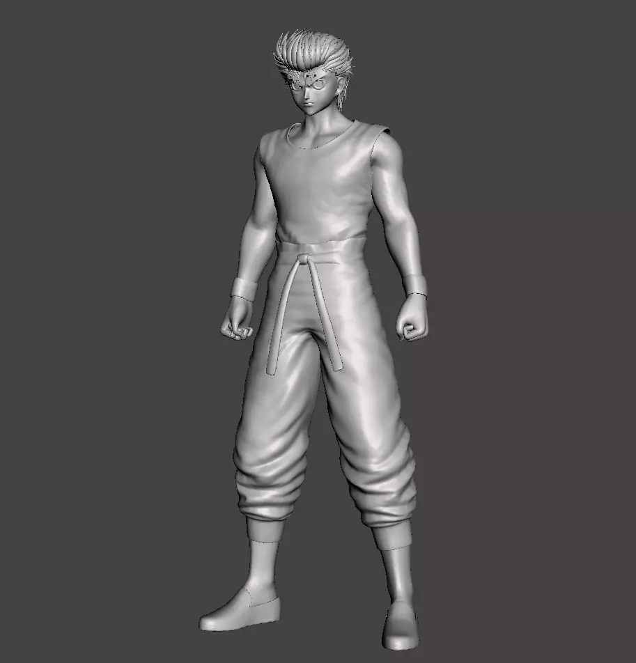 Yusuke Urameshi 3D Model 3D print model_0