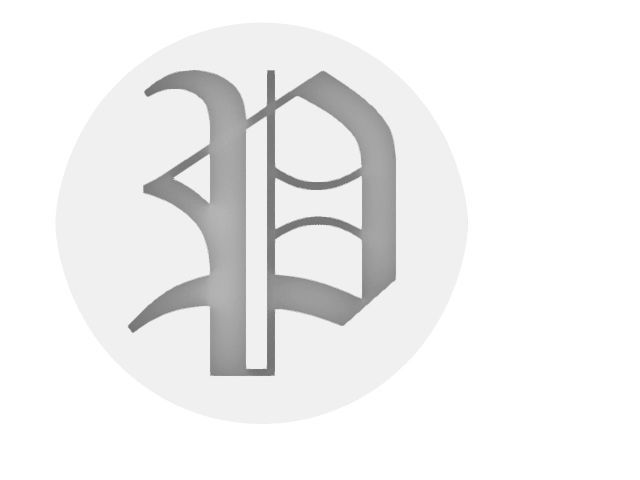 p classic alphabet ring stl verified 3D print model_1