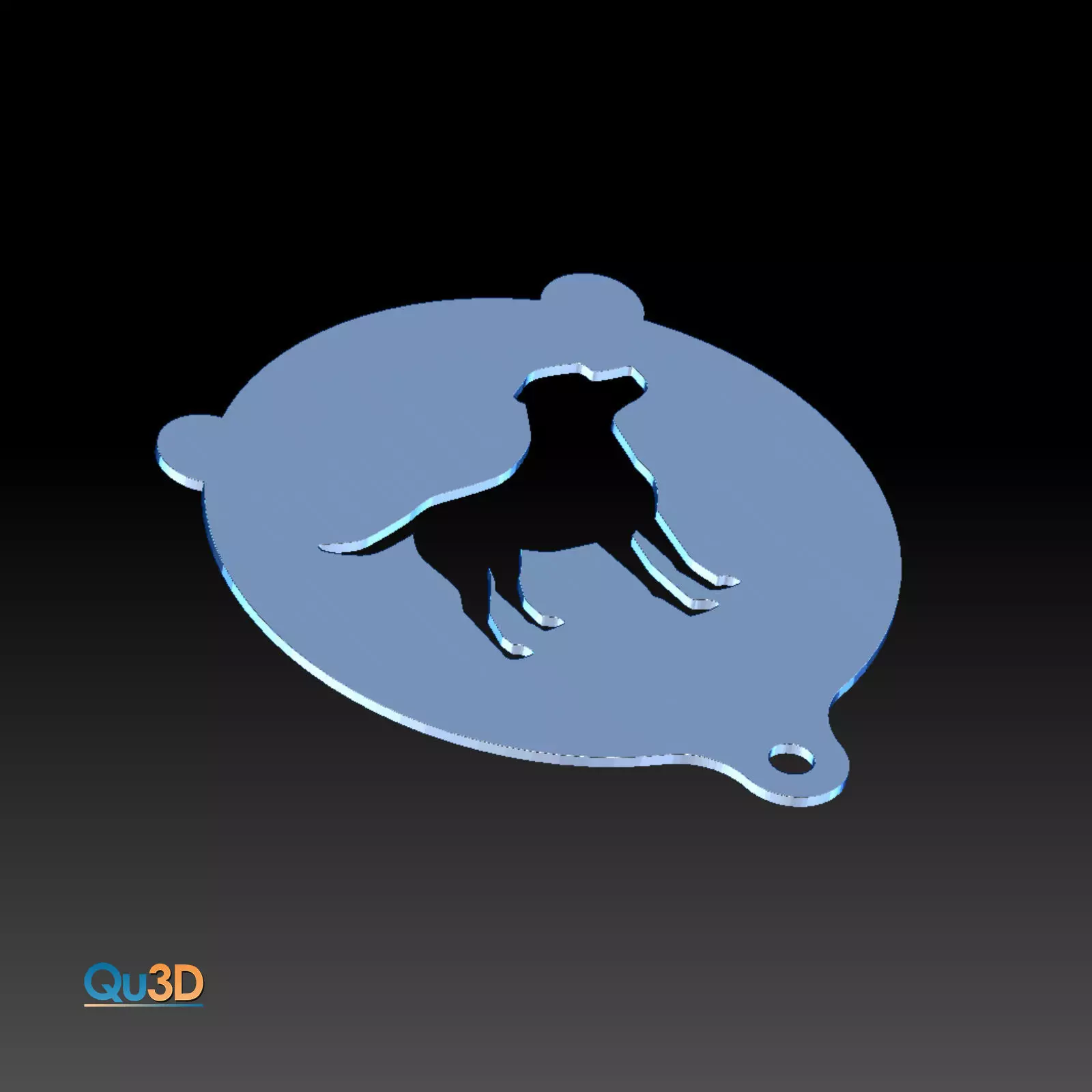 Labrador- milk coffee stencil Free 3D print model