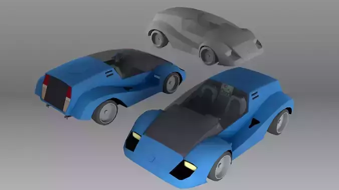 Roadie futuristic car