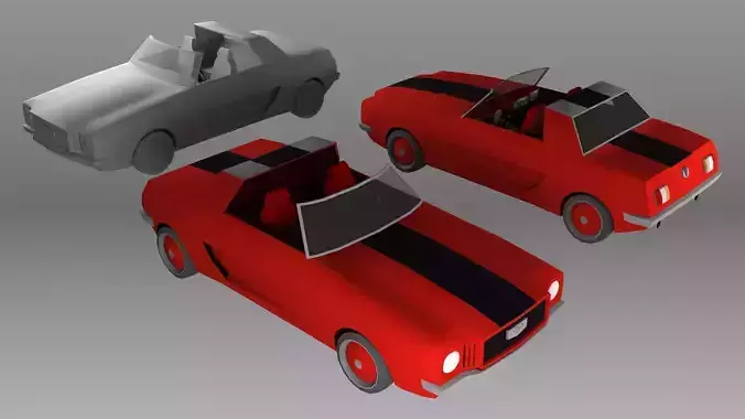 Wheels convertible car