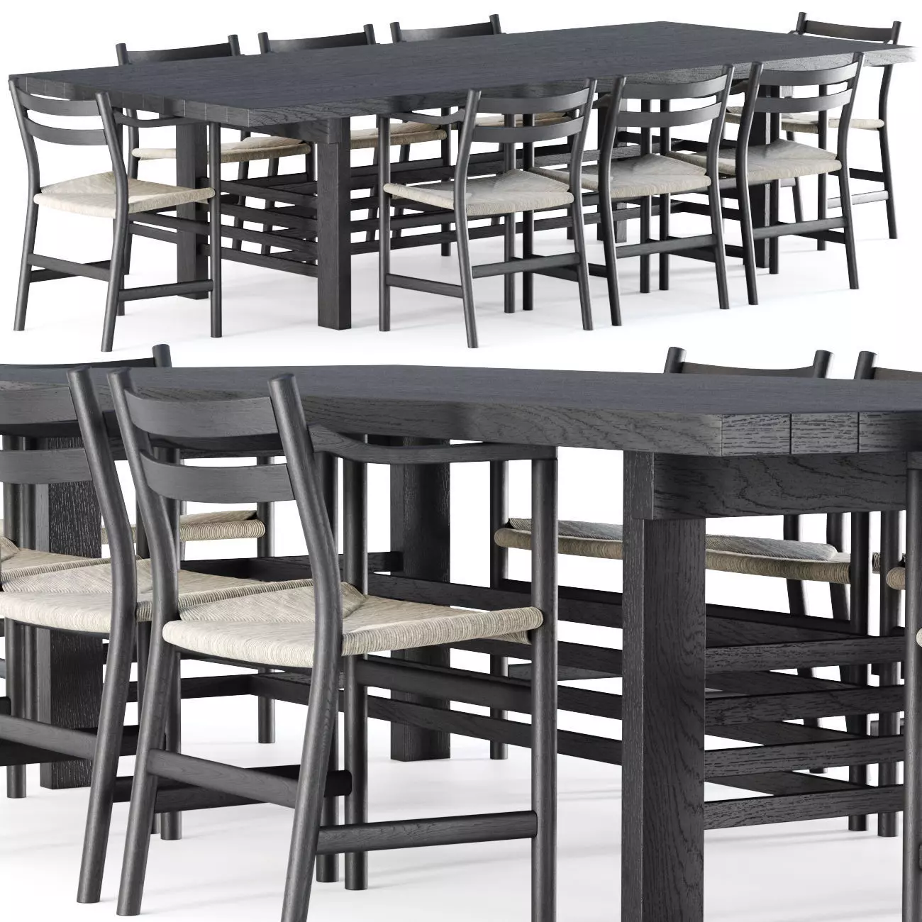 Carl Hansen furniture set v20 3D model