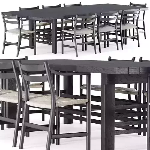 Carl Hansen furniture set v20 