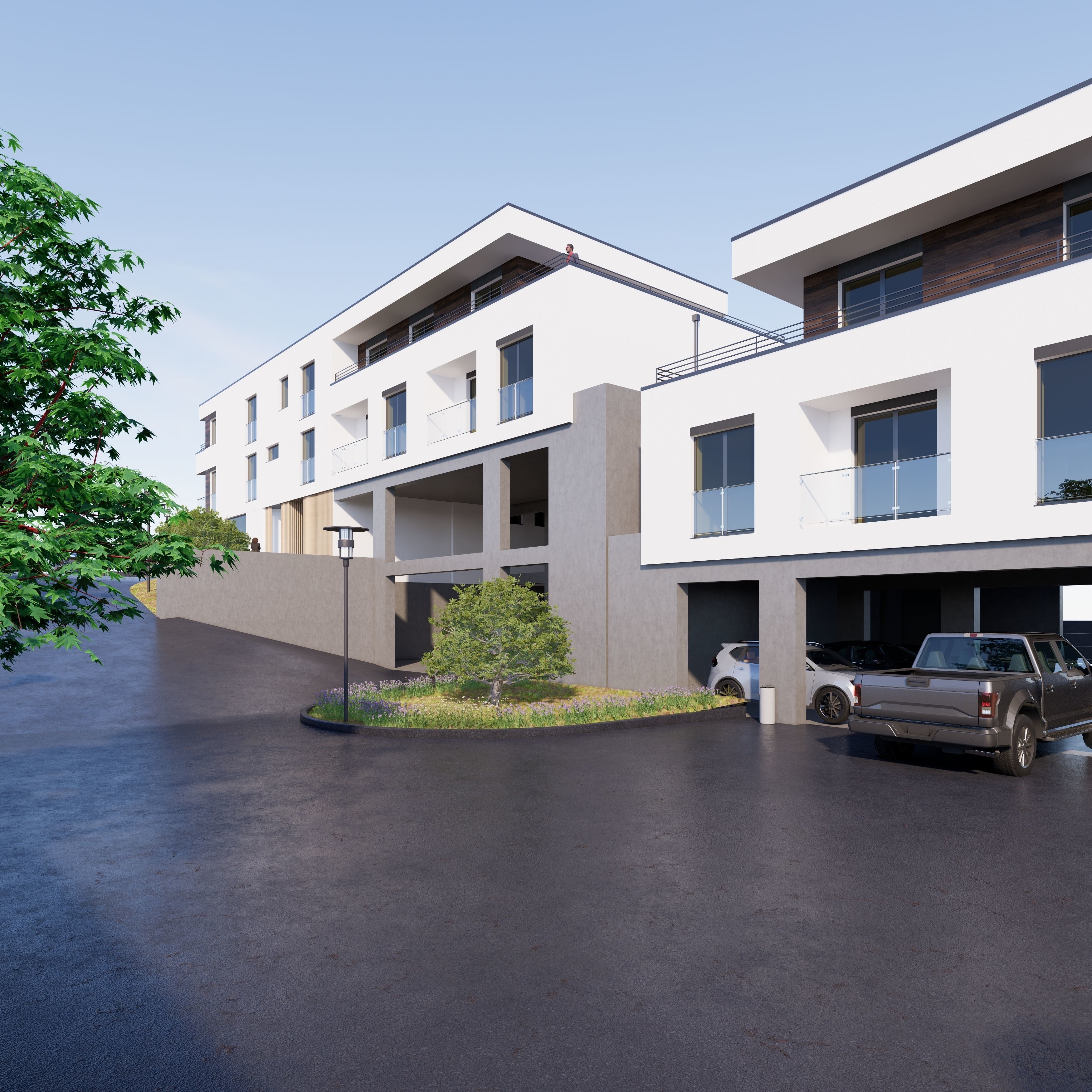 Apartment Building 2 3D model_3