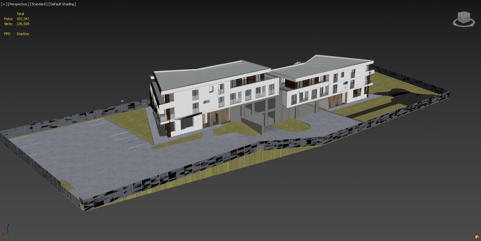 Apartment Building 2 3D model_11