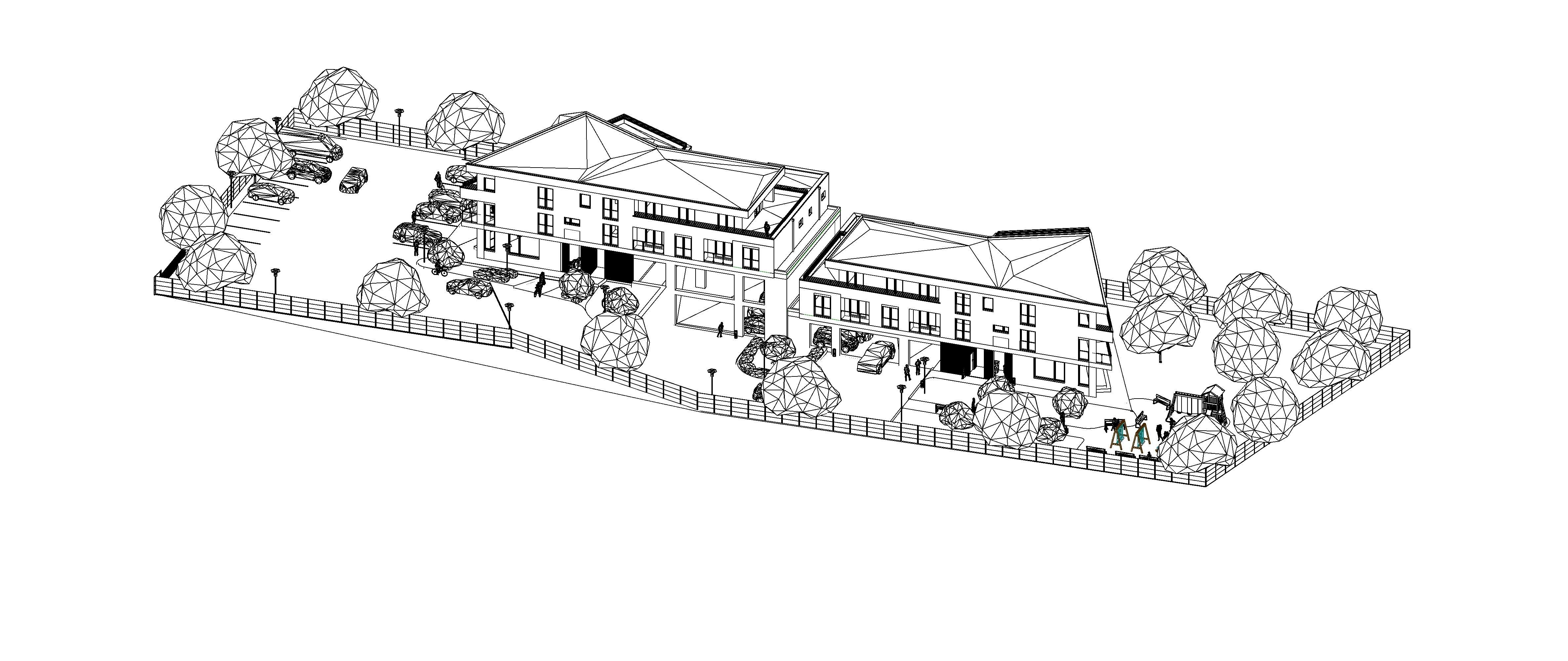 Apartment Building 2 3D model_9
