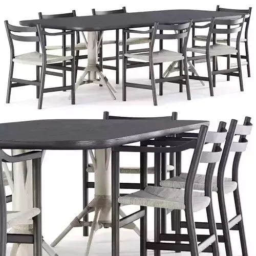 Carl Hansen furniture set v22