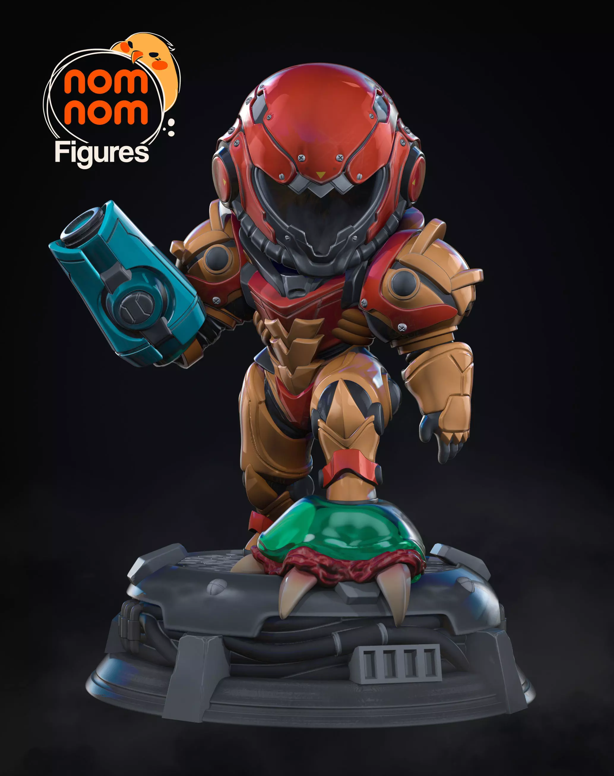 Chibi Samus - Metroid 3D print model_0