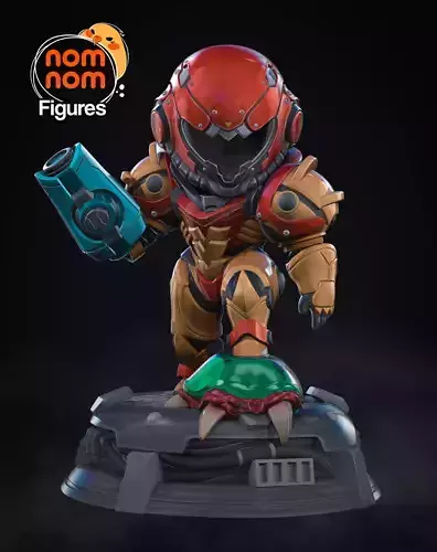 Chibi Samus - Metroid 3D print model