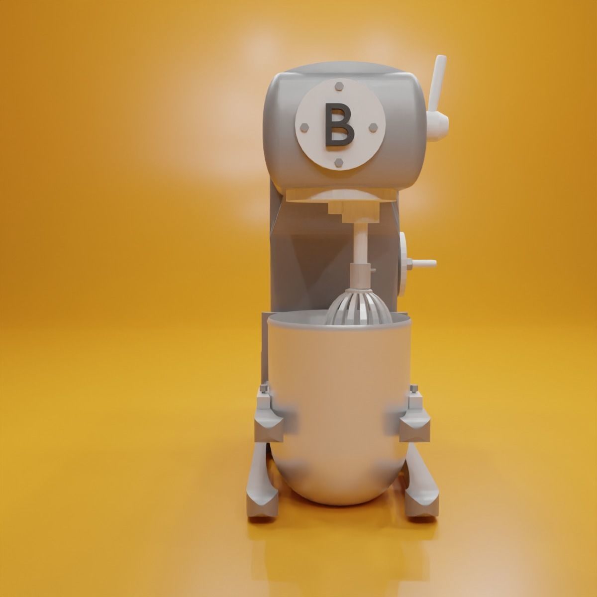 cream mixer 3D model_1