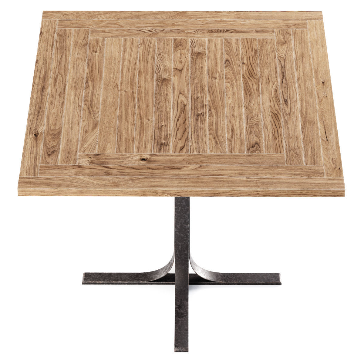 Mila square restaurant table M80 3D model_1