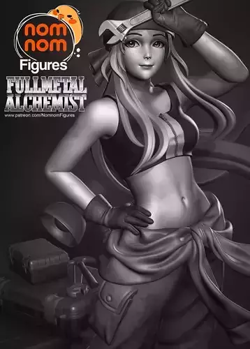 Winry Rockbell - Full Metal Alchemist 3D print model