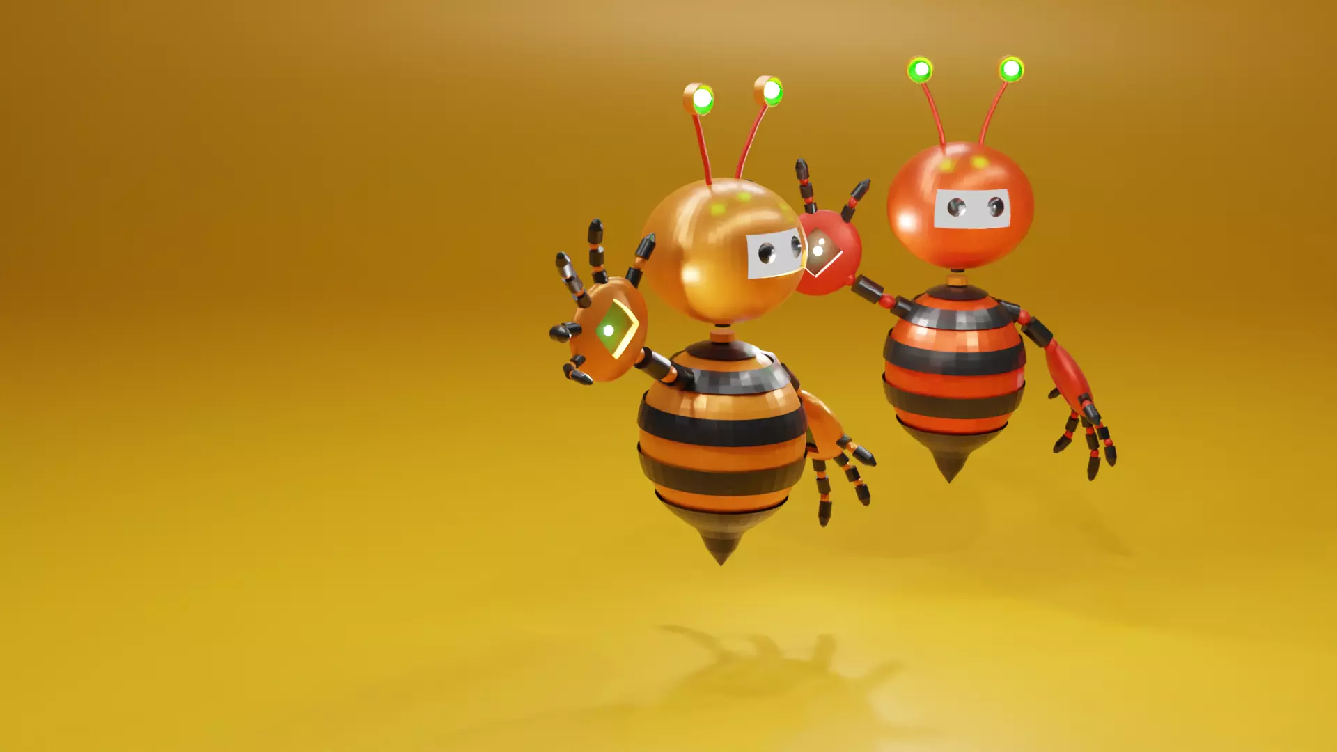 robot honey 3D model_0