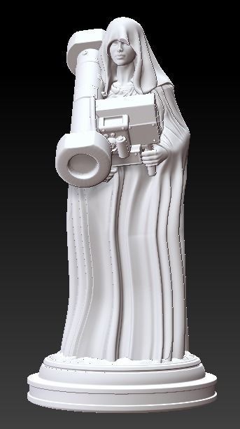 Saint Javelin Protector of Ukraine Free 3D print model_4