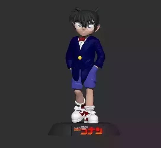 DETECTIVE CONAN 3D MODEL FAN ART