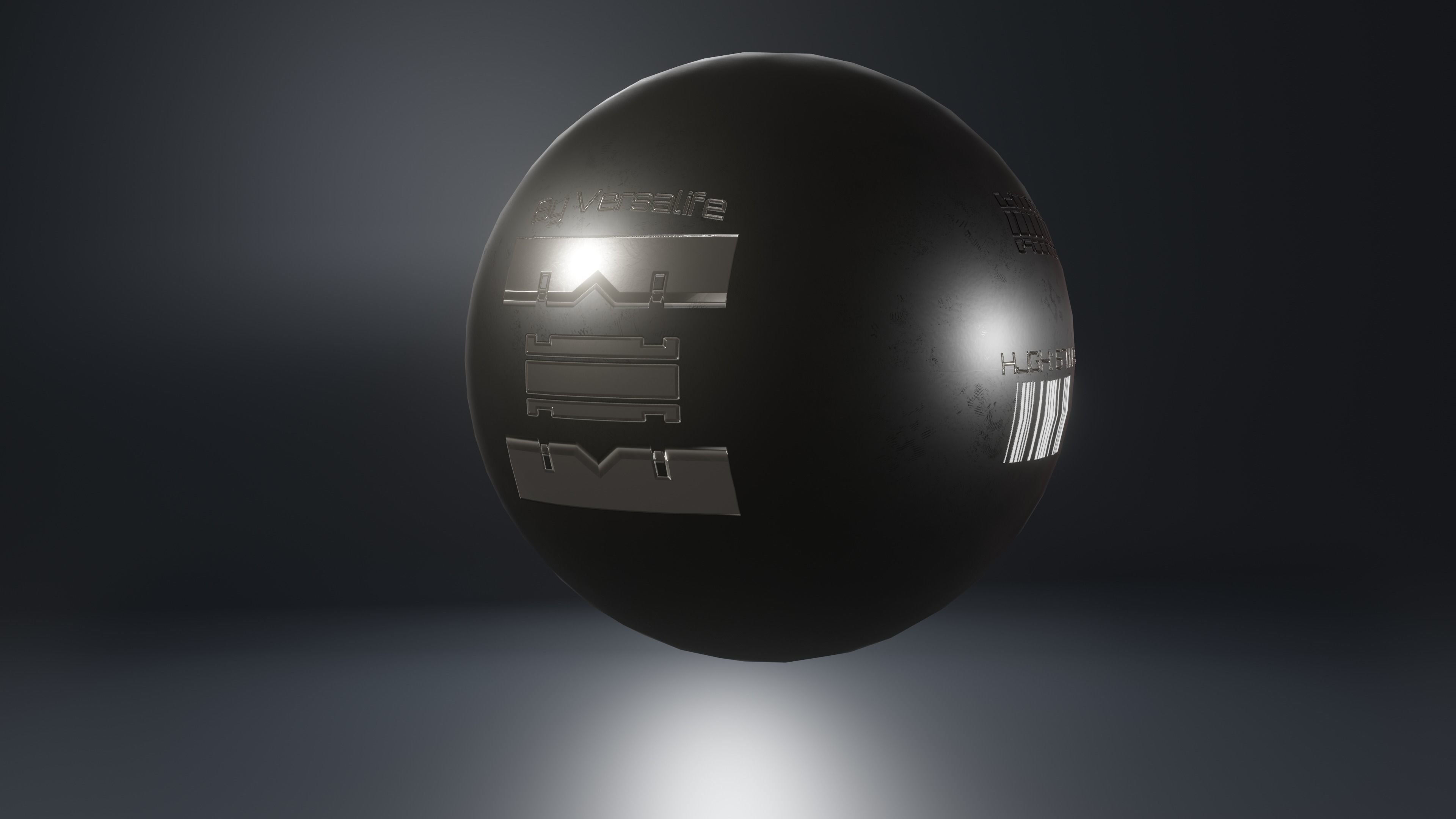 Prosthetic eye 1 Low-poly 3D model_10