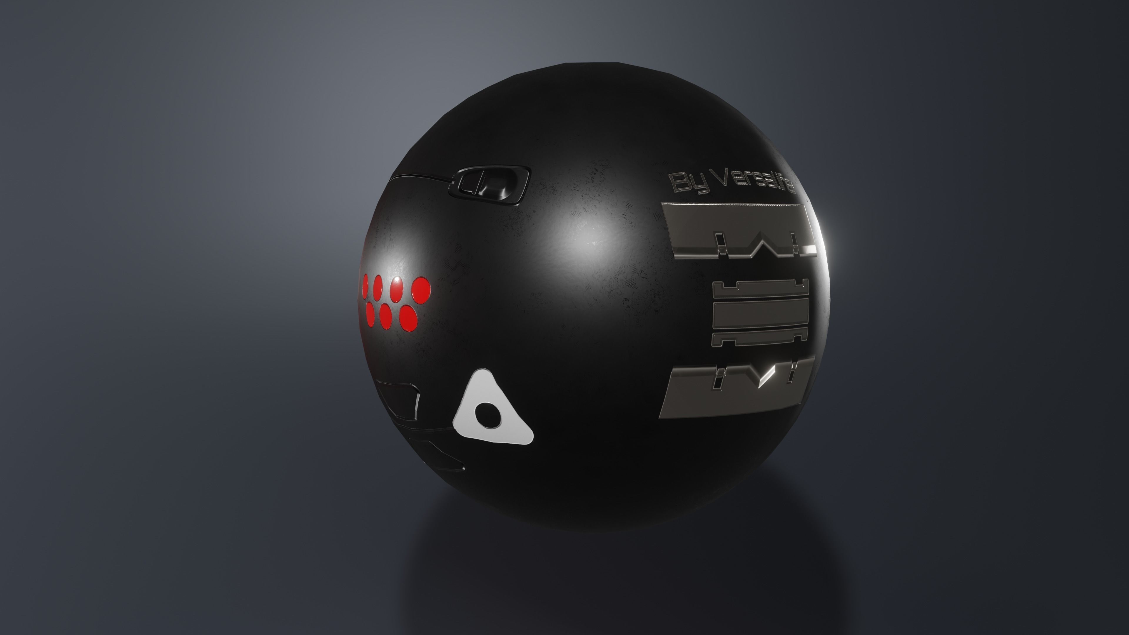 Prosthetic eye 1 Low-poly 3D model_8