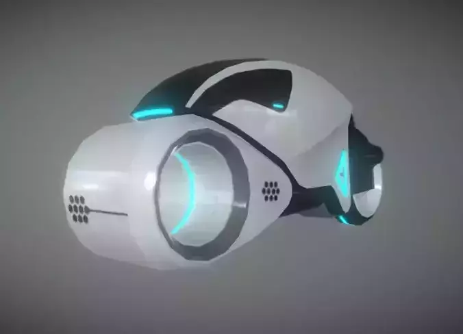 Legacy Classic Light Cycle Low-poly 3D model