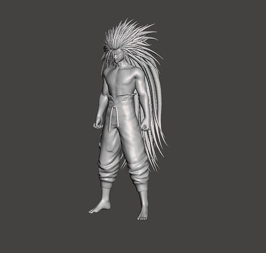 Yusuke Demon Transformation 3D Model 3D print model