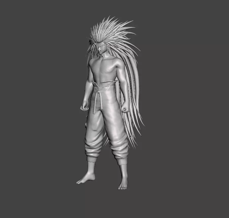 Yusuke Demon Transformation 3D Model 3D print model_0