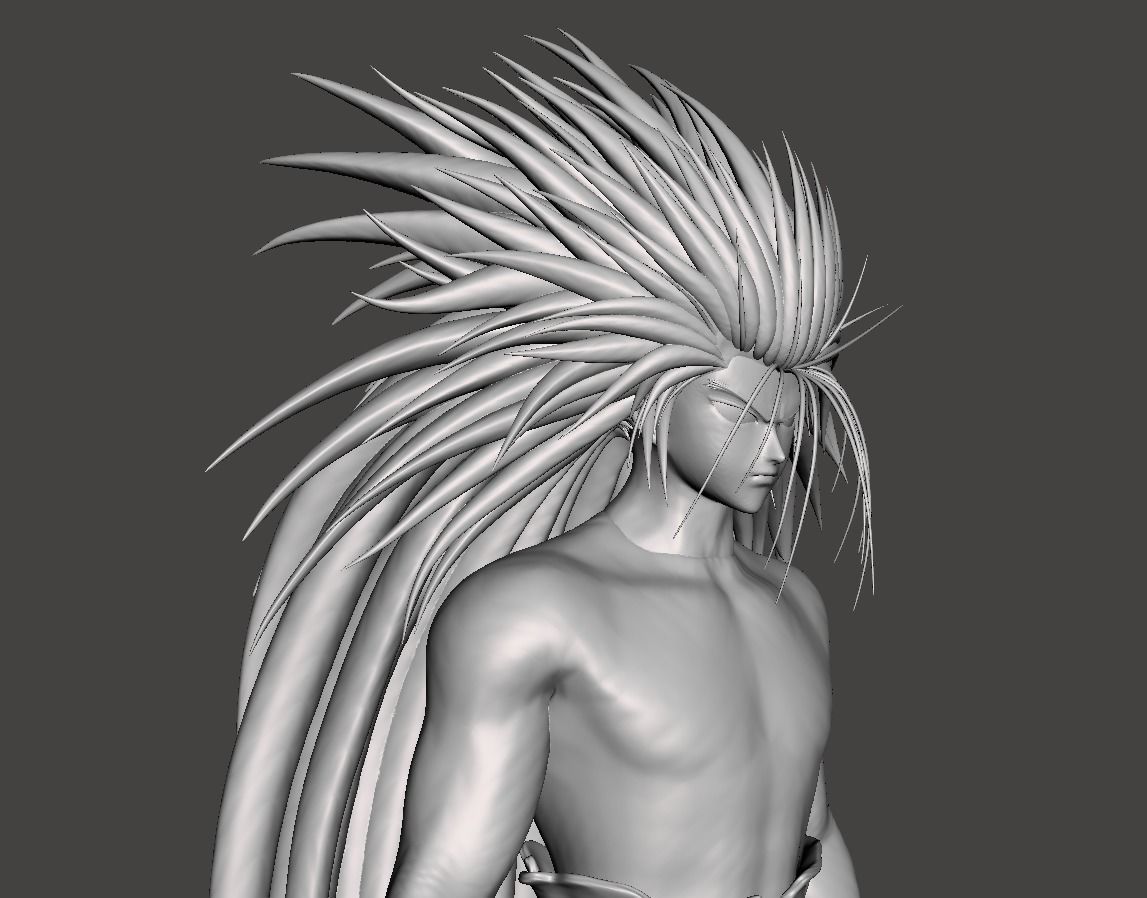 Yusuke Demon Transformation 3D Model 3D print model_1