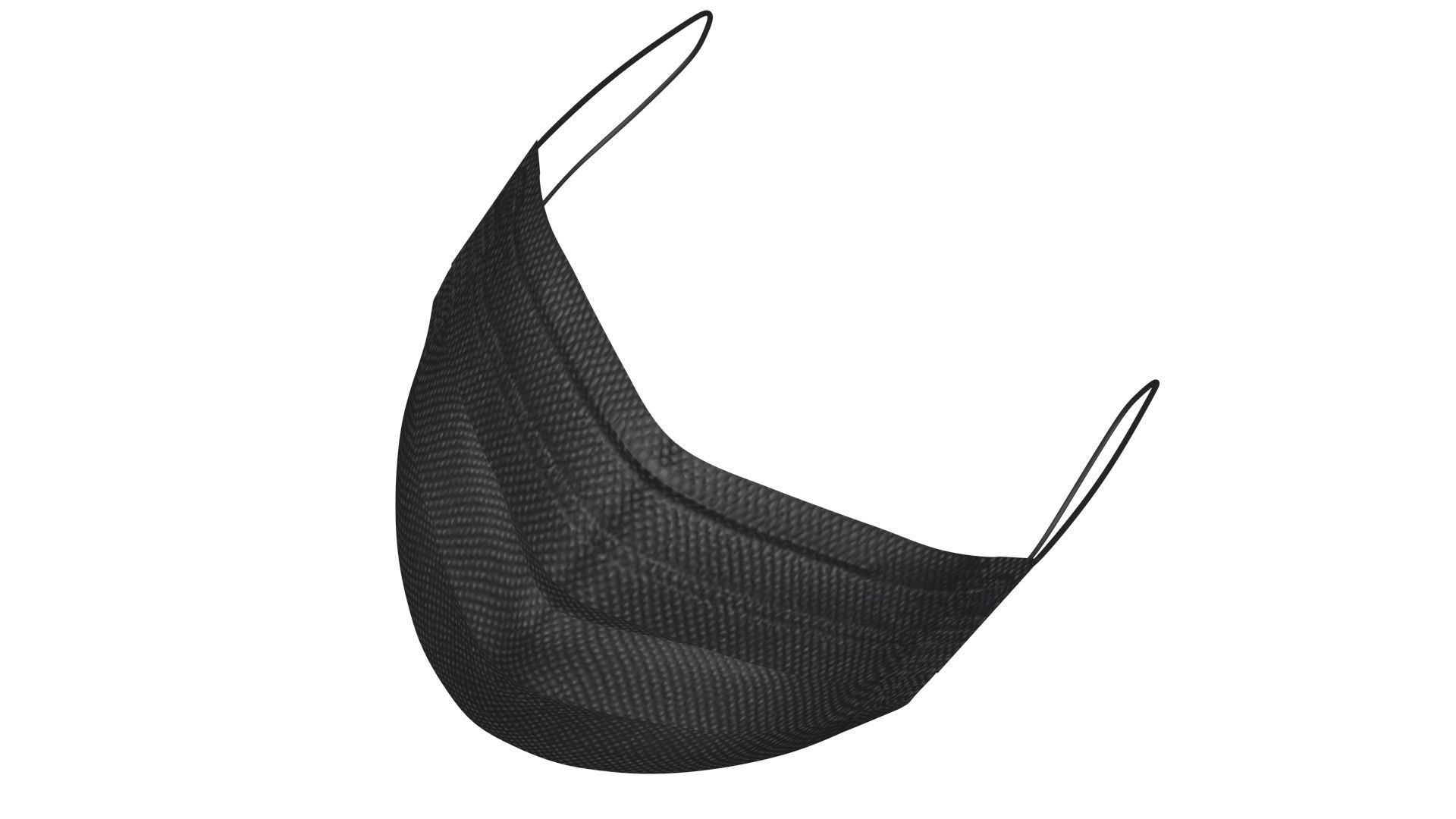 3 layer Disposable Mask PBR Low-poly 3D model_8