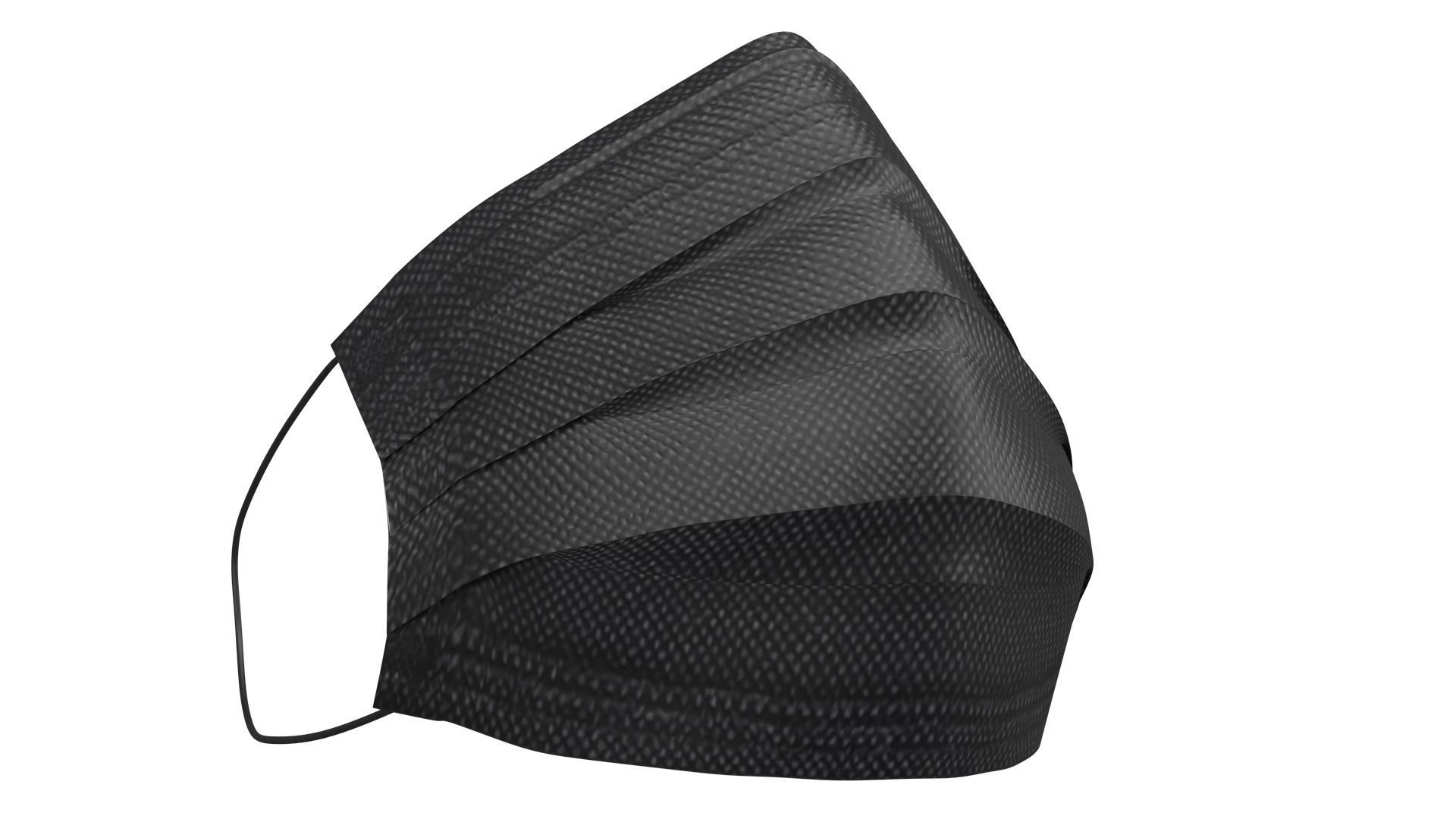 3 layer Disposable Mask PBR Low-poly 3D model_7