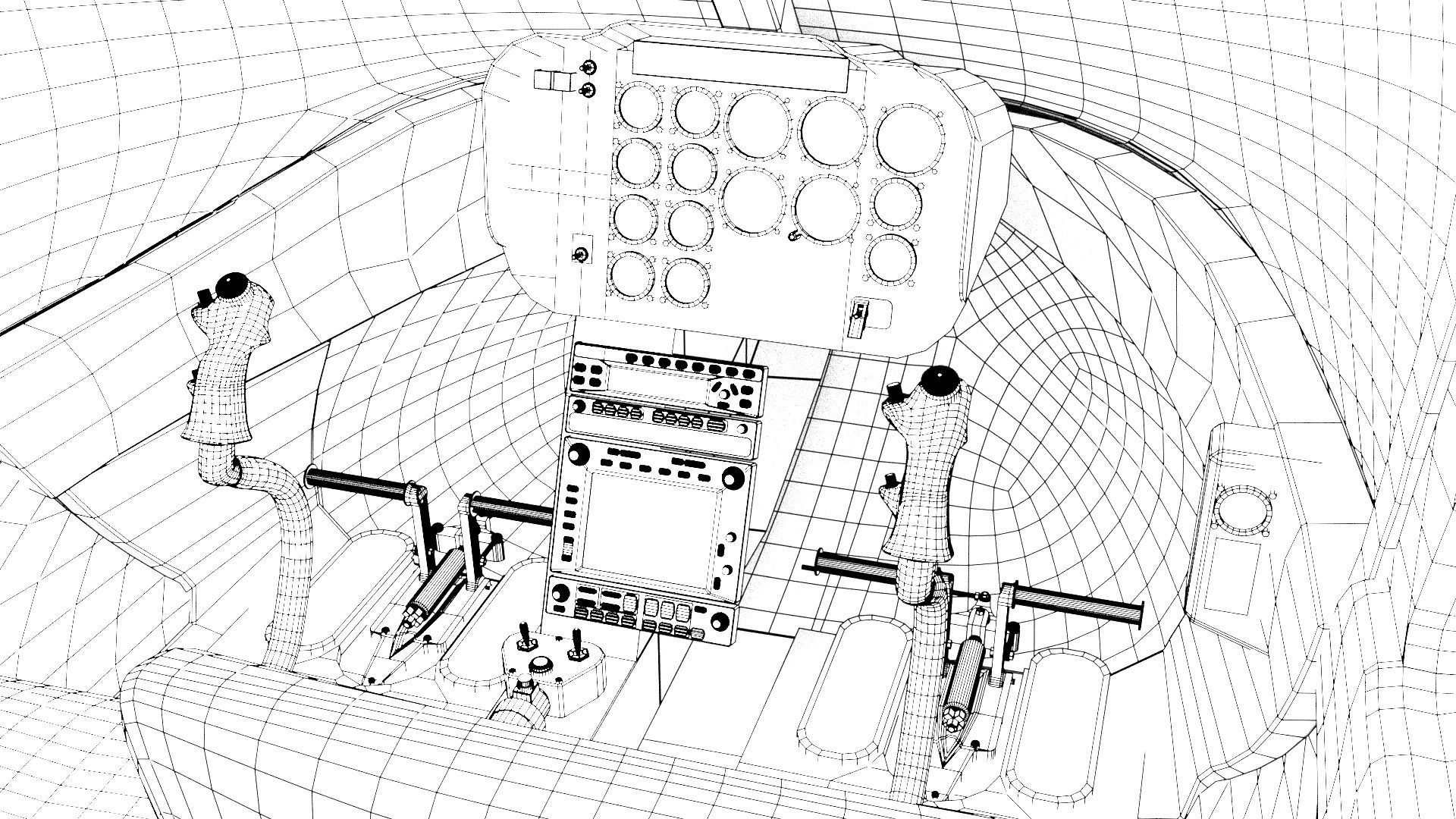 Bell 206 Helicopter 3D model_11
