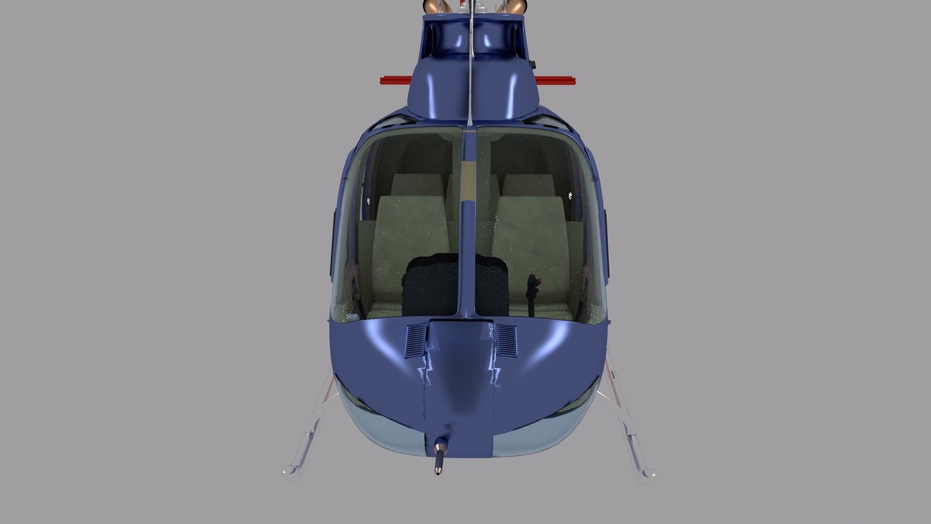 Bell 206 Helicopter 3D model_25