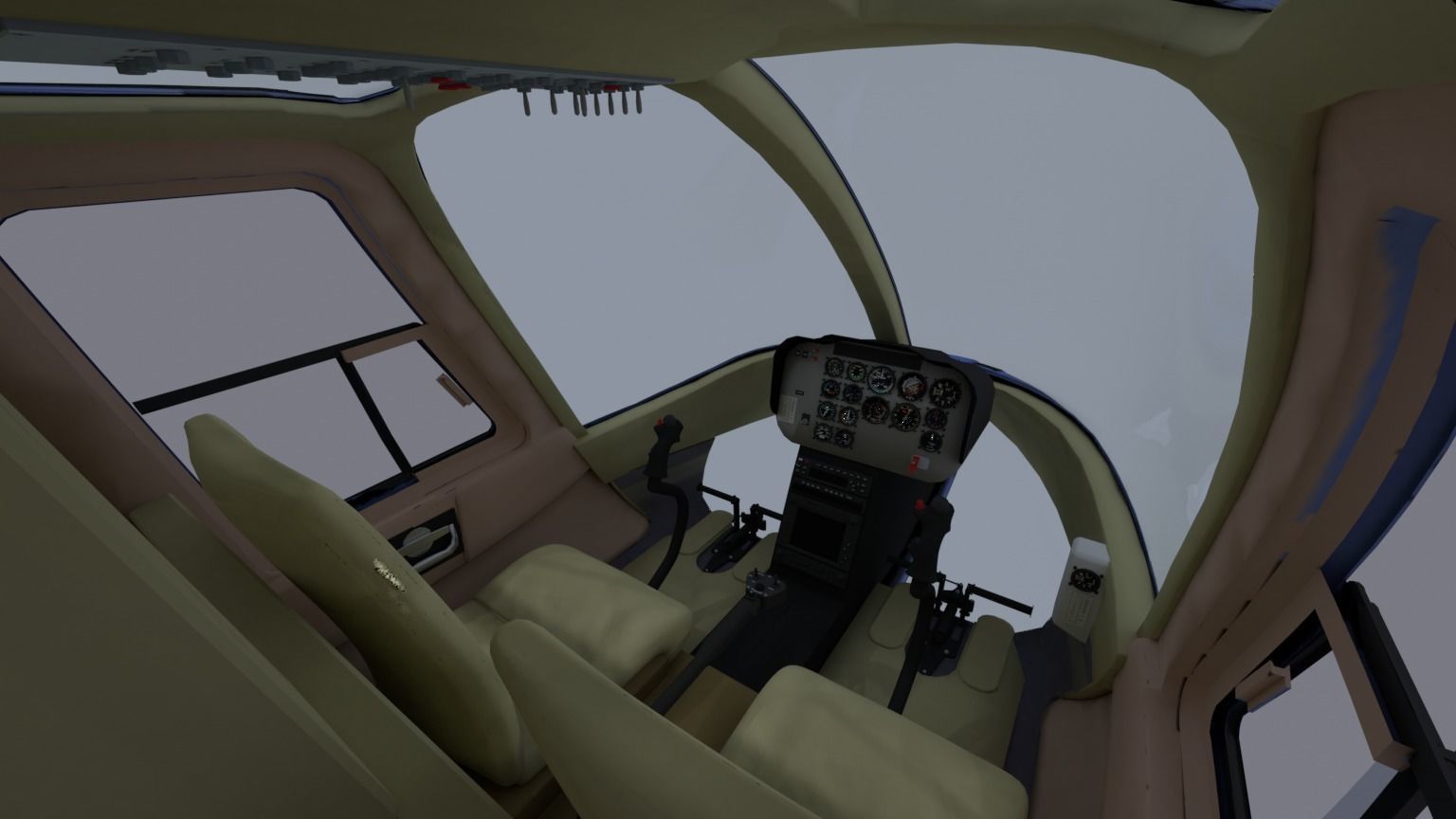 Bell 206 Helicopter 3D model_28