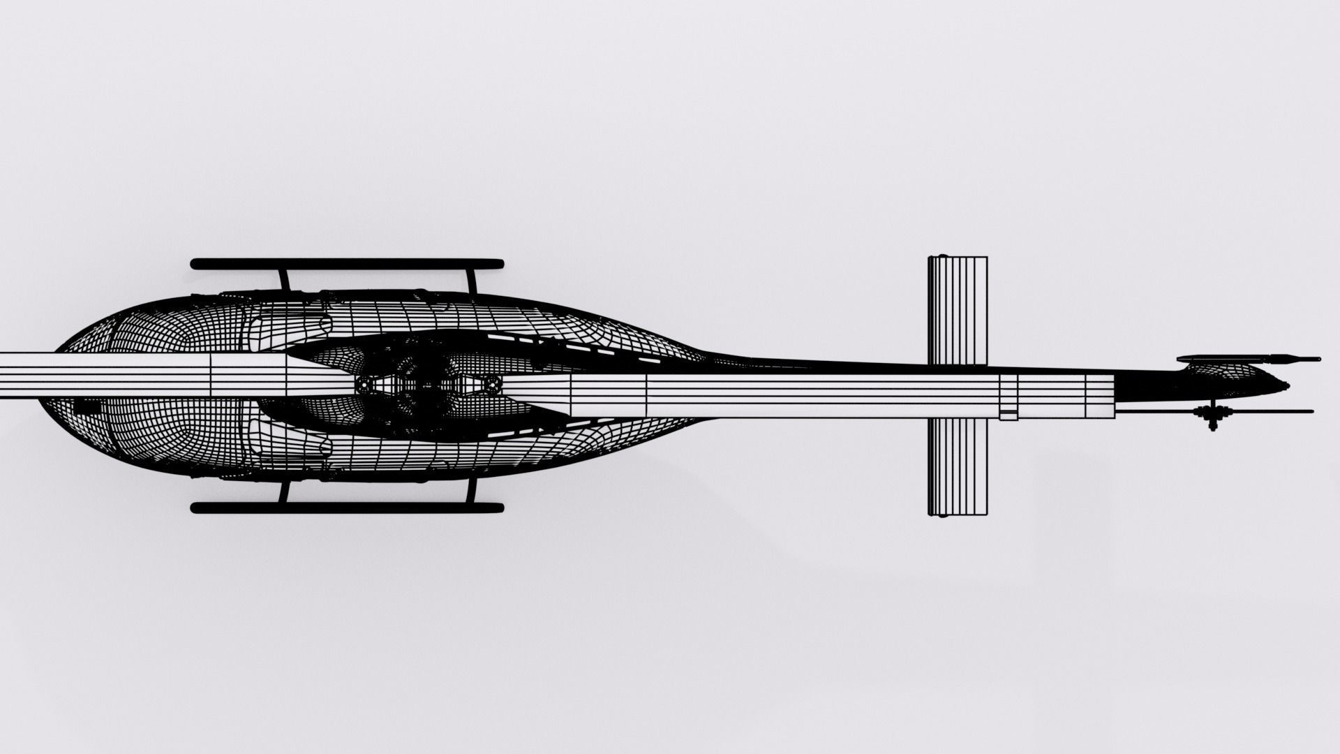 Bell 206 Helicopter 3D model_13