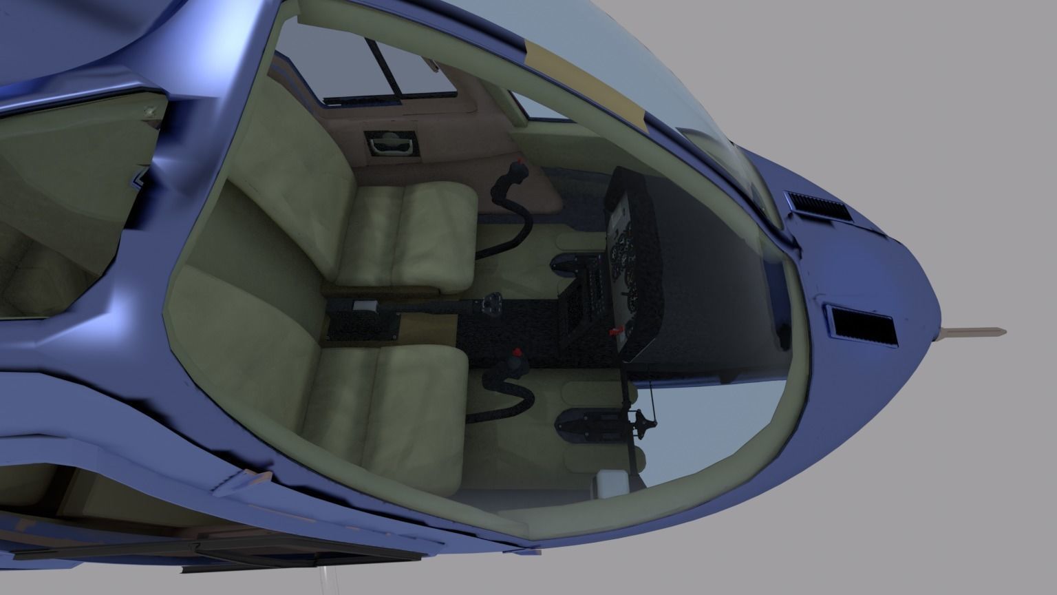 Bell 206 Helicopter 3D model_23