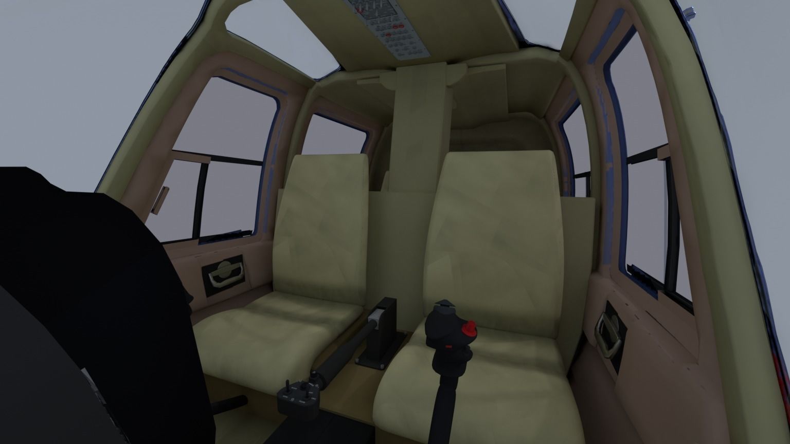 Bell 206 Helicopter 3D model_27