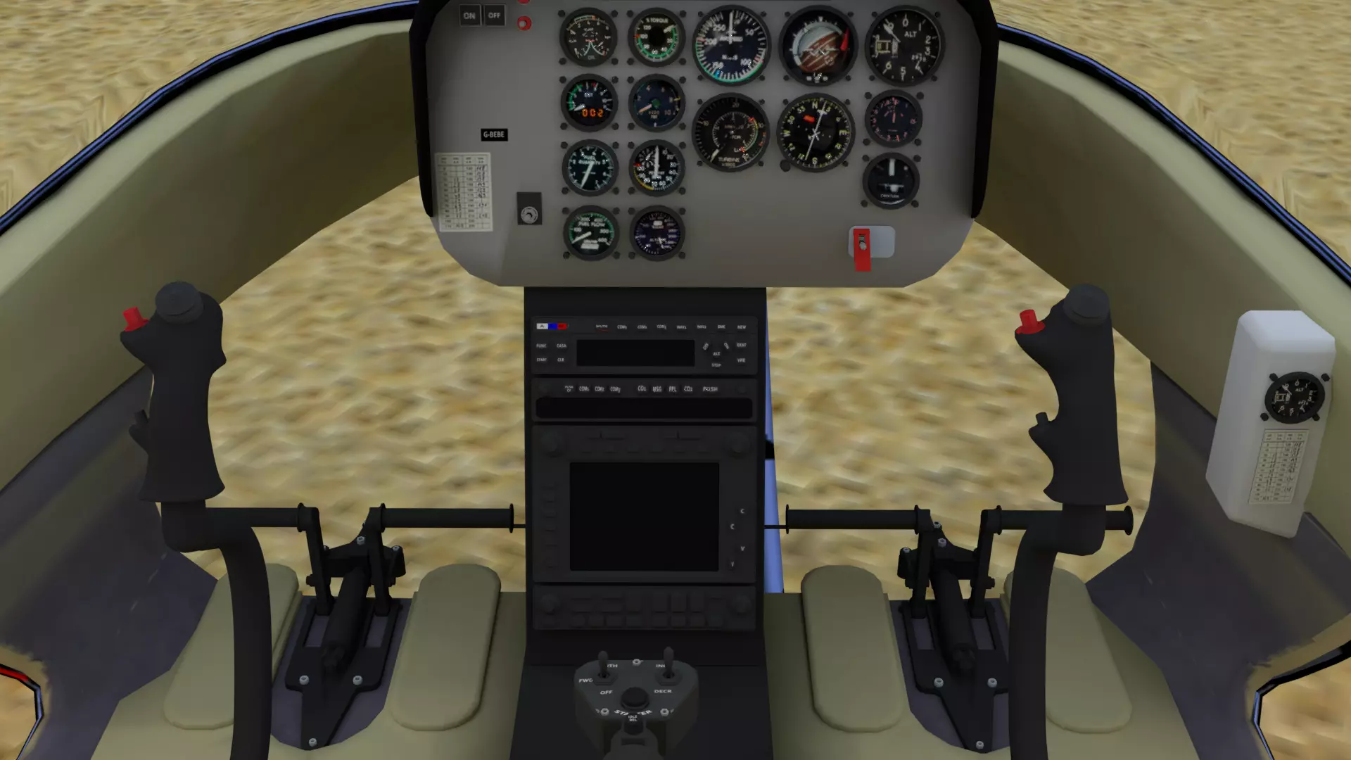 Bell 206 Helicopter 3D model_0