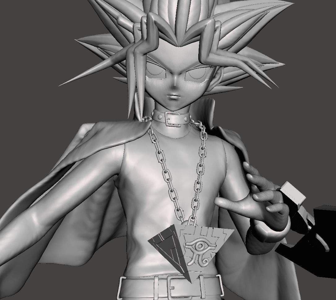 Muto Yugi 3D Model 3D print model_4