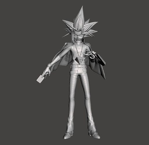 Muto Yugi 3D Model 3D print model